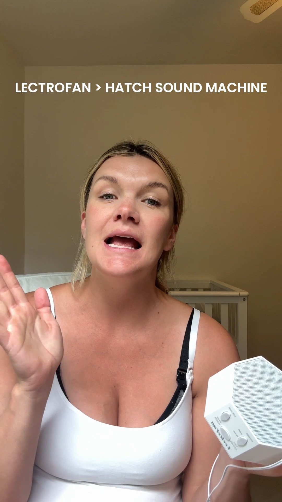 I know people love their hatch sound machines, but this is way better imo 😅 #ltkhome #babyregistry #soundmachine