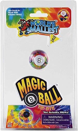 World's Smallest Magic 8 Ball Tie Dye, Multi, Model:5140 | Amazon (US)
