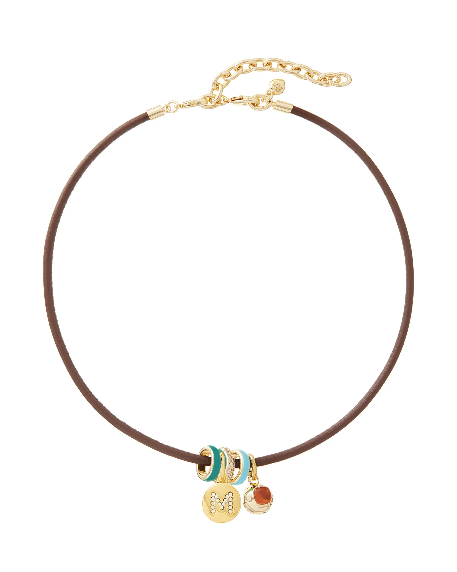 The Leather Charm Necklace | Roxanne Assoulin