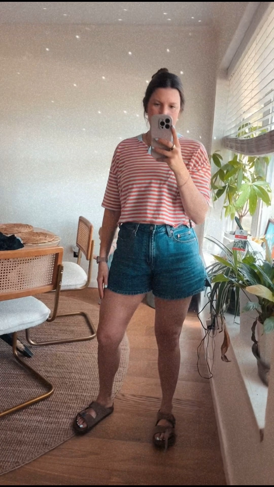 Mom OOTD
Aerie Remix Henley (linked similar styles)
Universal Thread A-Line shorts
Arizona Birkenstocks

#LTKdayinmylife #LTKootd #LTKmomlife