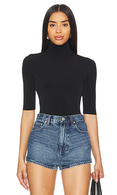 Slim Fit Short Sleeve Turtleneck Top
                    
                    Norma Kamali | Revolve Clothing (Global)