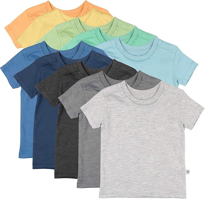 HonestBaby Baby Organic Cotton Short Sleeve T-Shirt Multi-Packs | Amazon (US)