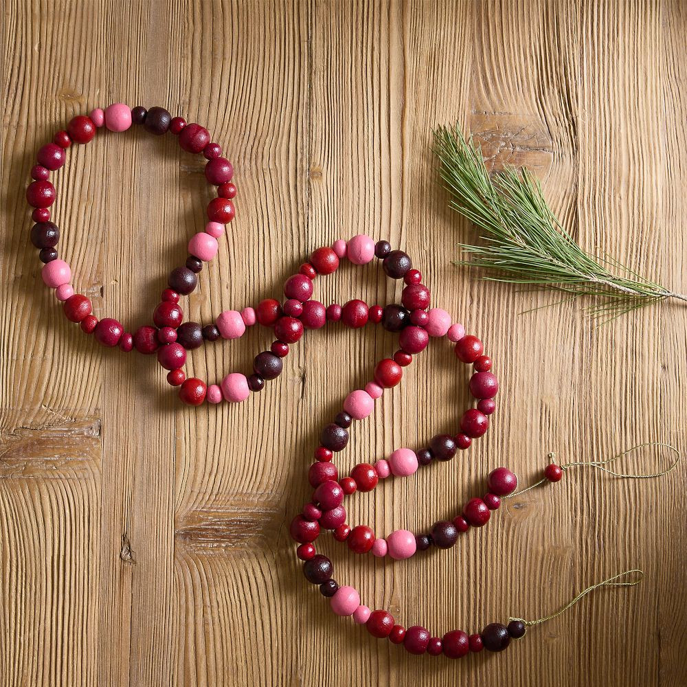 Wooden Bead Garland | GreenRow