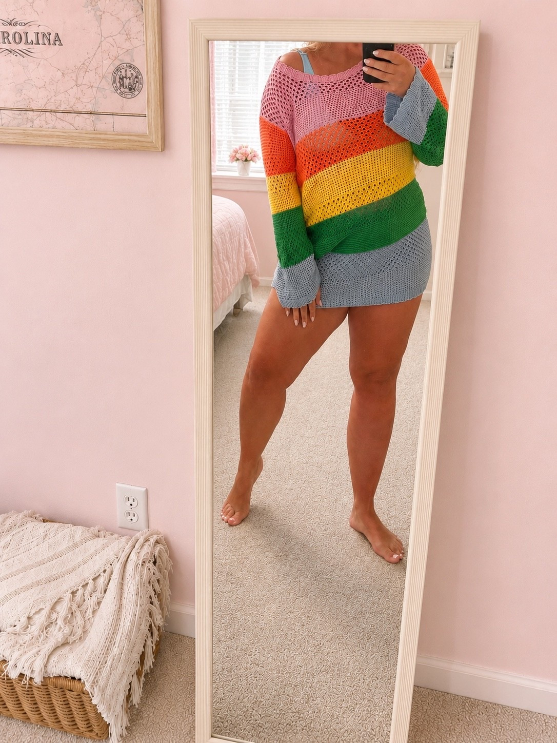 This cover-up was made for a beach trip 🌈☀️
The colors, the oversized fit, the tan… obsessed. Throwing this on over a swimsuit all week at Sunset Beach 🤍

#LTKSwim #LTKTravel #LTKVacation #LTKBeach #AmazonFashion #BeachVacation #SwimCoverUp #BeachStyle #VacationStyle #ResortWear #SummerStyle #BeachOutfit #AmazonFinds #ColorfulStyle #LTKUnder50

#LTKgrwm #LTKootd #LTKmomlife