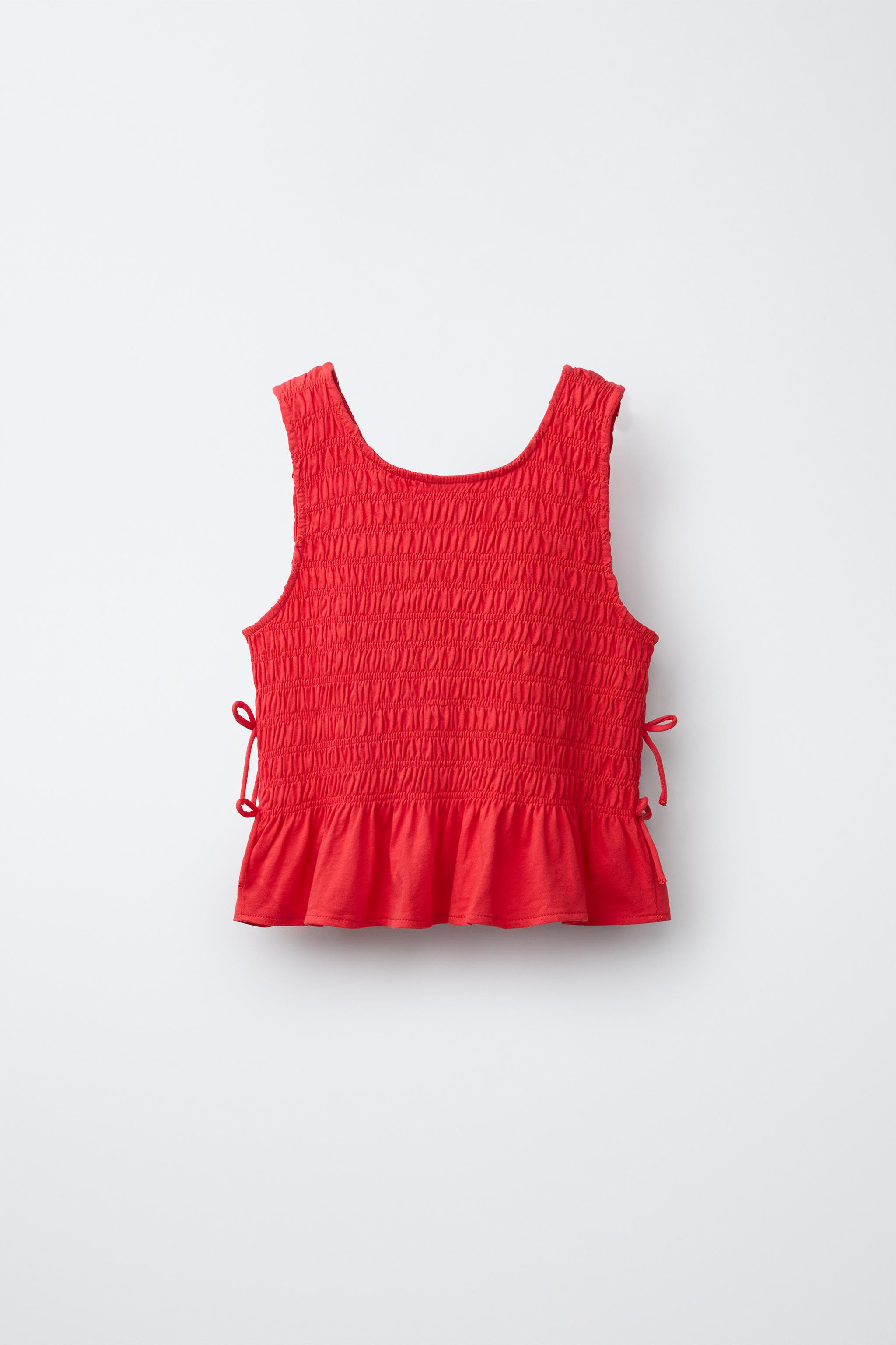 ELASTICIZED TIE TOP | Zara US