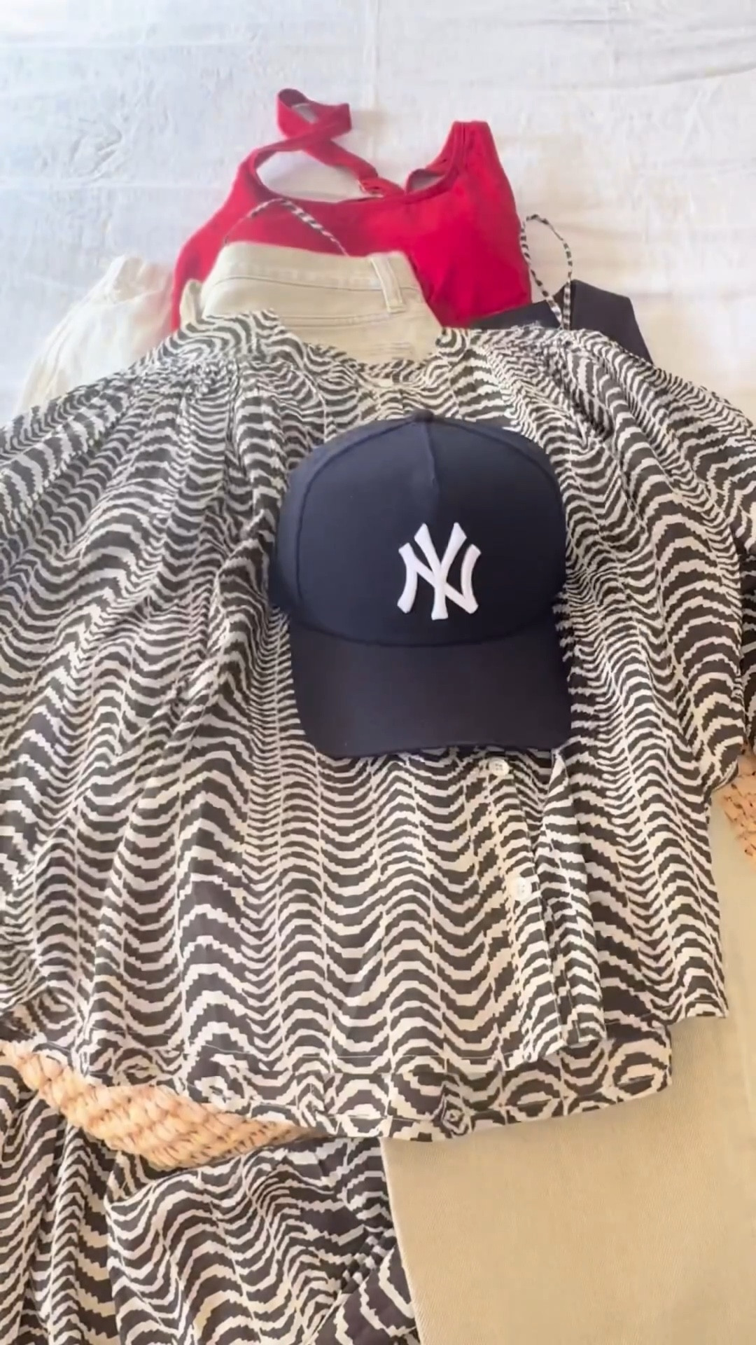 Spring capsule wardrobe
Vacation edit 
Great outfits to wear all spring and summer 
Cool racing stripe dress and pants 
Wear the pattern top over the dress and tie at the waist 😉 
For sizing reference, I wore size 4 in dresses 

#LTKOver40 #LTKTravel #LTKMothersDay