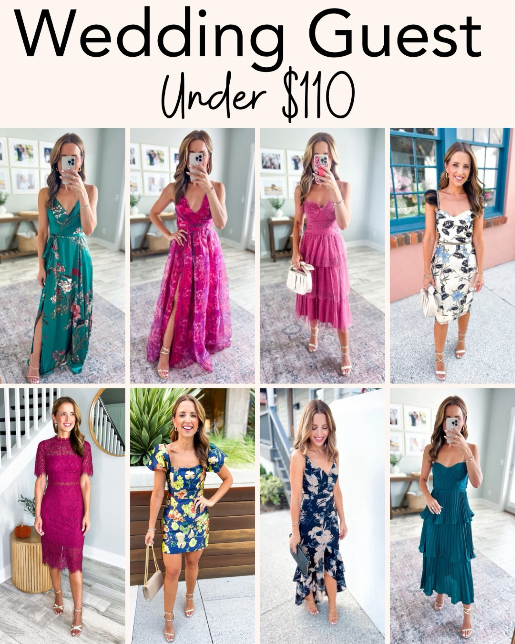 Wedding guest dress. Spring wedding guest. Summer wedding guest. Winter wedding guest. Party dresses. Cocktail dresses. Formal dresses. Date night dresses. Welcome party dresses. Floral maxi dress. 

Top row: XXS, XS, XS, XS
Bottom row: XS, XS, XXS, XS



#LTKTravel #LTKParties #LTKWedding