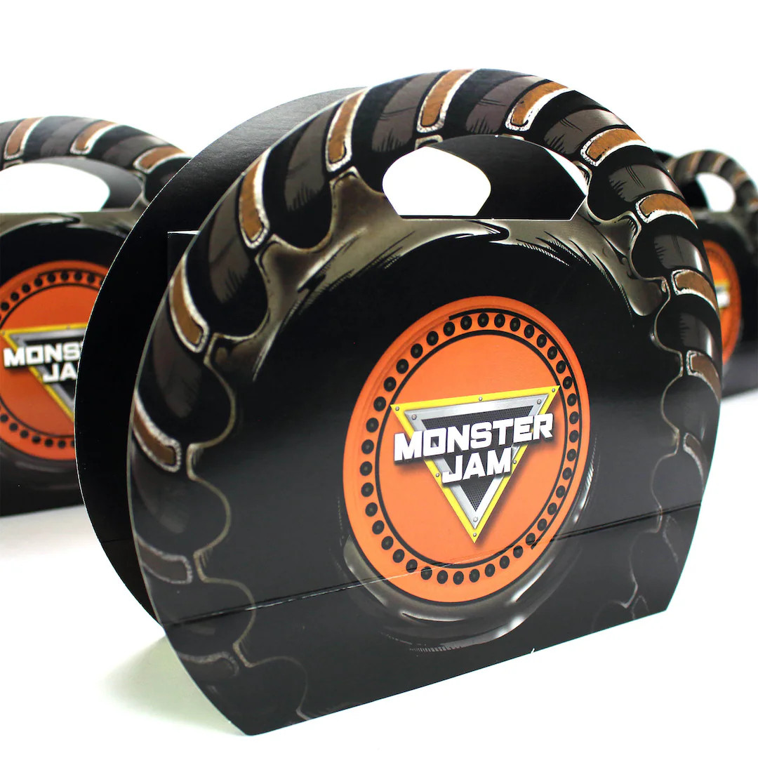 Monster Jam Tire Favor Boxes (pack of 8) or for Use as Goody Bags for Monster Truck-themed Birthd... | Etsy (US)