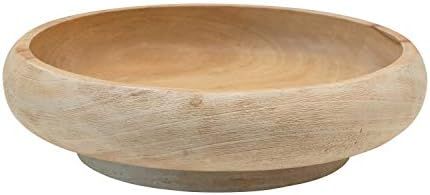 Creative Co-Op Mango Wood, Combed & Bleached Bowl, Natural : Home & Kitchen | Amazon (US)