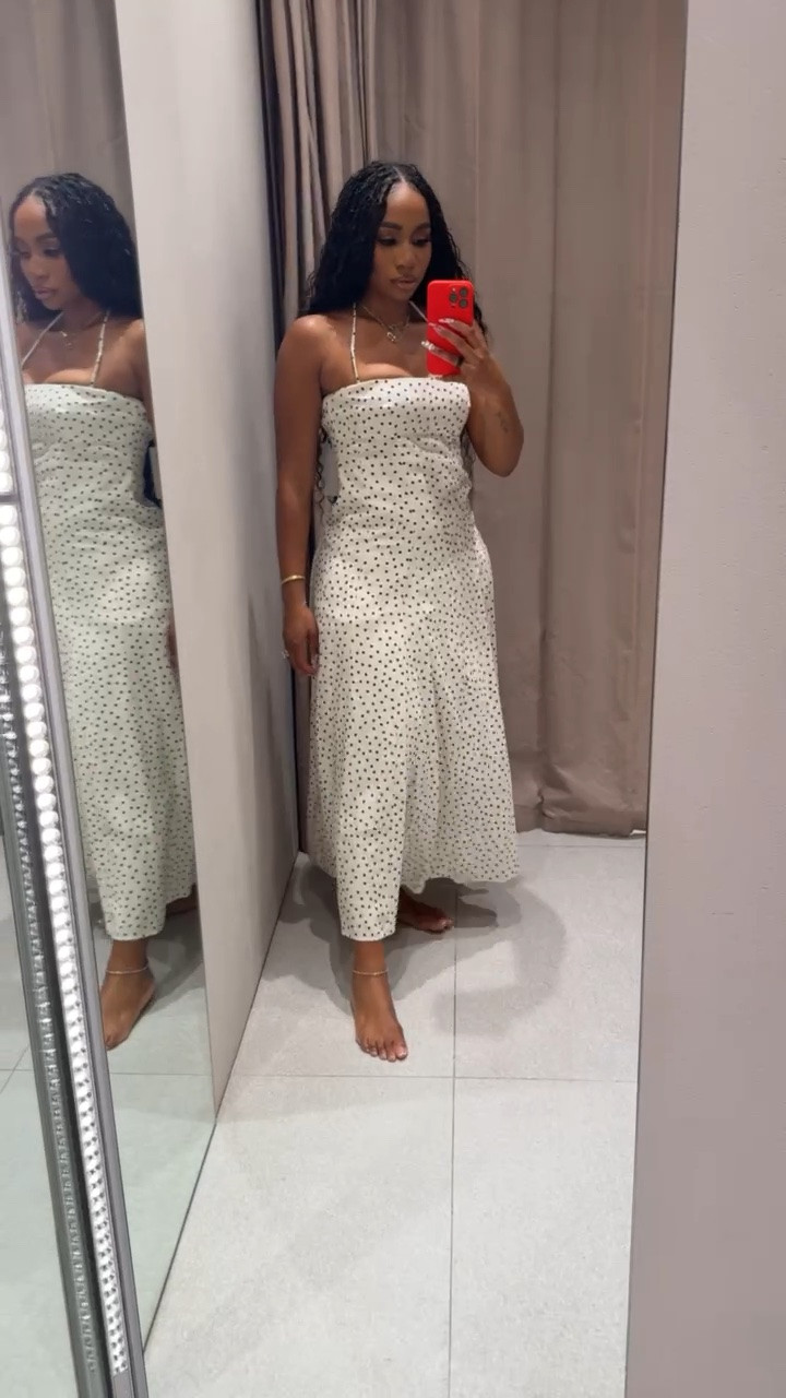 trending polka dot flowy midi summer dresses finds!

#LTKootd #LTKMidsize