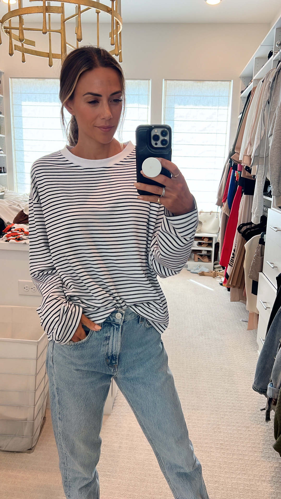 Stripes are such a big trend right now and I'm loving this top! 

 #LTKSeasonal #LTKFindsUnder50 #LTKStyleTip