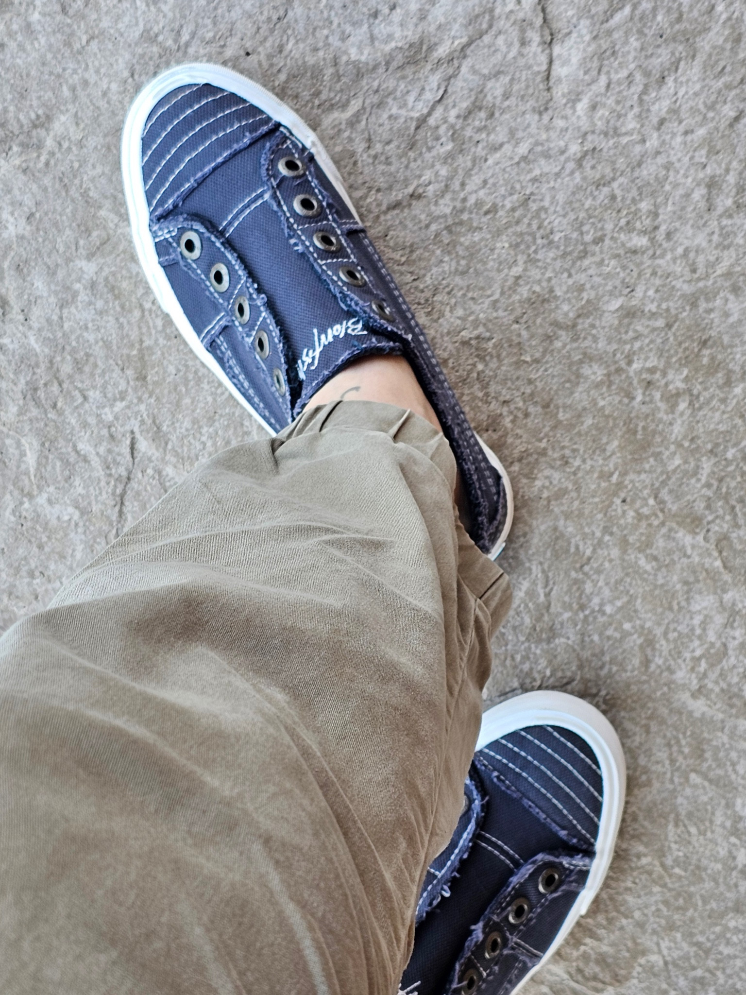 These slip-on tennis shoes are so comfortable, and they go with just about anything. I have them in multiple colors. 

 #LTKmomlife #LTKOver40 #LTKMidsize