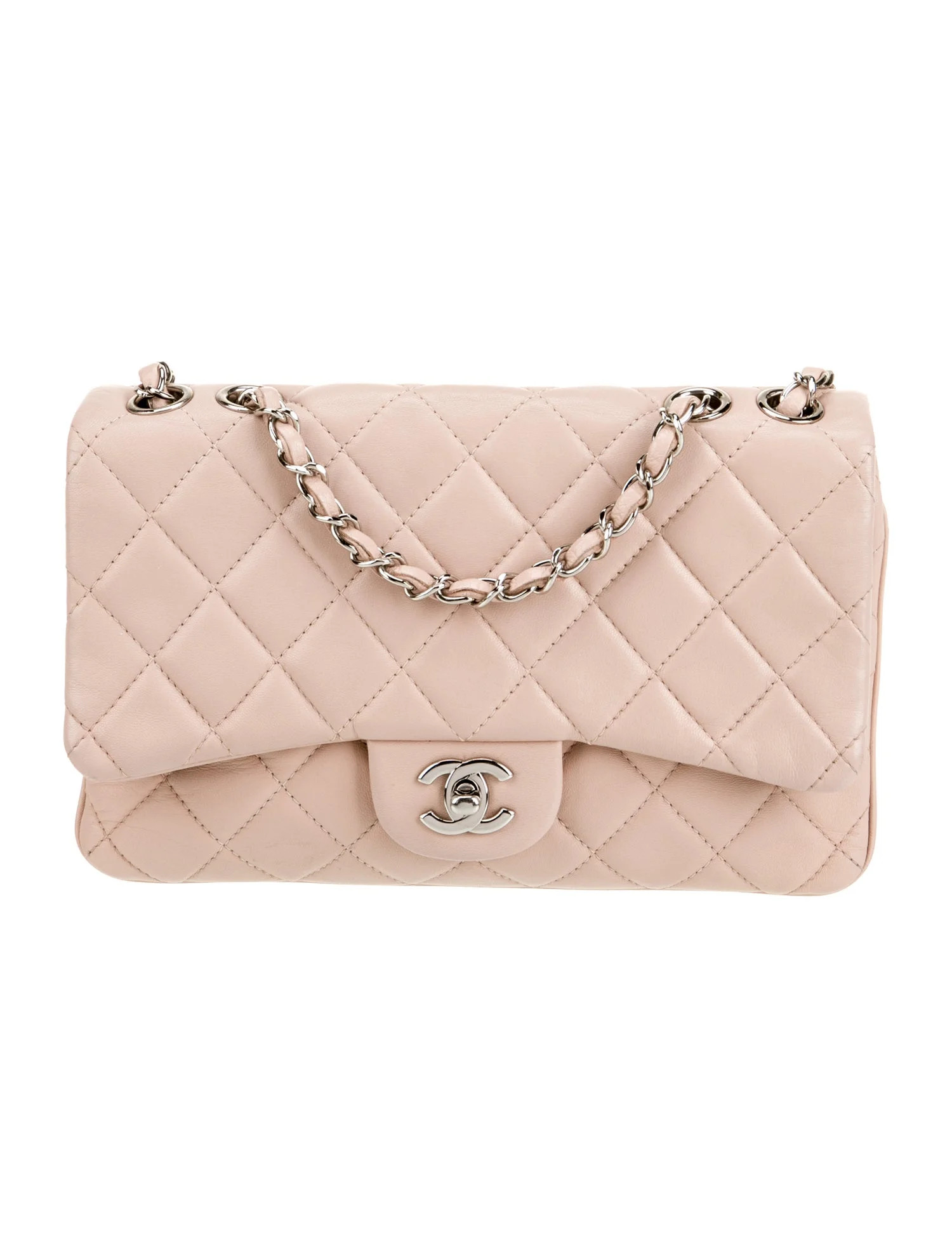 Chanel Medium 3 Accordion Flap Bag - Pink Shoulder Bags, Handbags - CHA1351442 | The RealReal | The RealReal