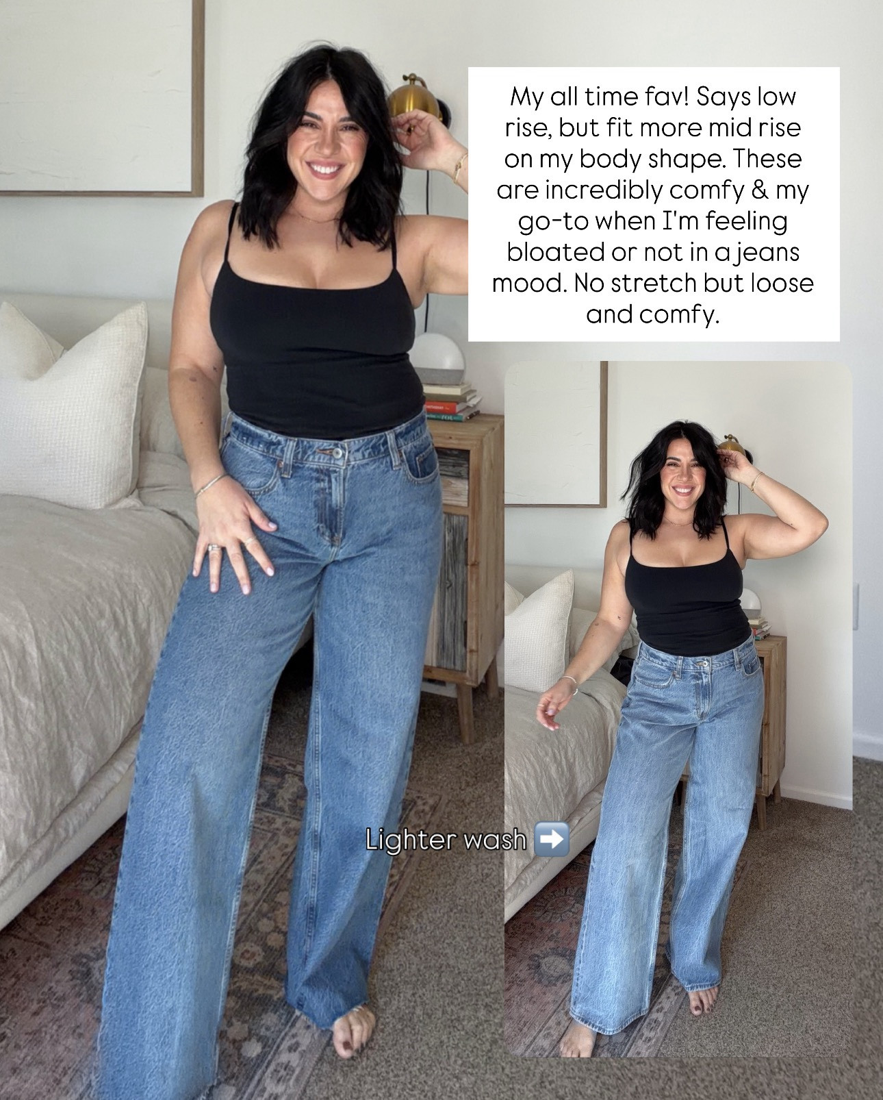 Abercrombie secret sale code: AFLTK. I’m a size 30R in all :) dresses size L. I’m 5’5. 

#LTKMidsize #LTKSpringSale #LTKootd