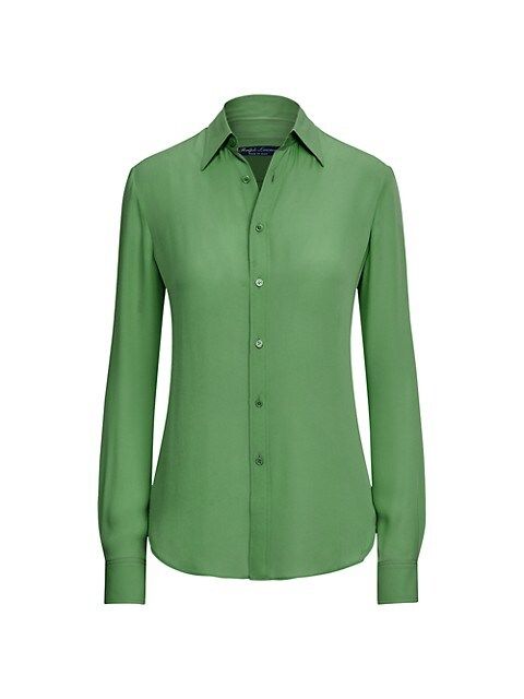 Hailey Button-Up Silk Shirt | Saks Fifth Avenue