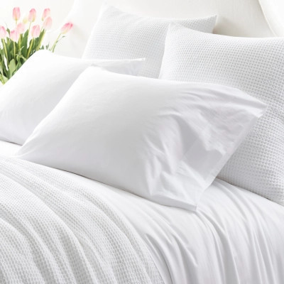 Essential Percale White Sheet Set | Annie Selke