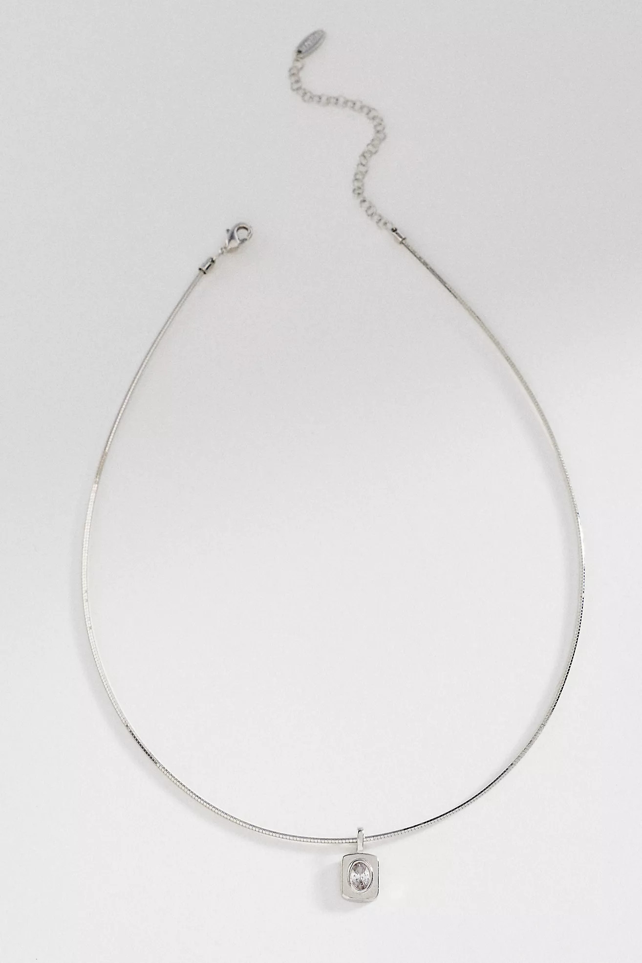 Framed Bezel Pendant Collar Necklace | Anthropologie (US)