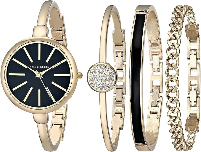 Anne Klein Women's AK/1470 Bangle Watch and Bracelet Set | Amazon (US)