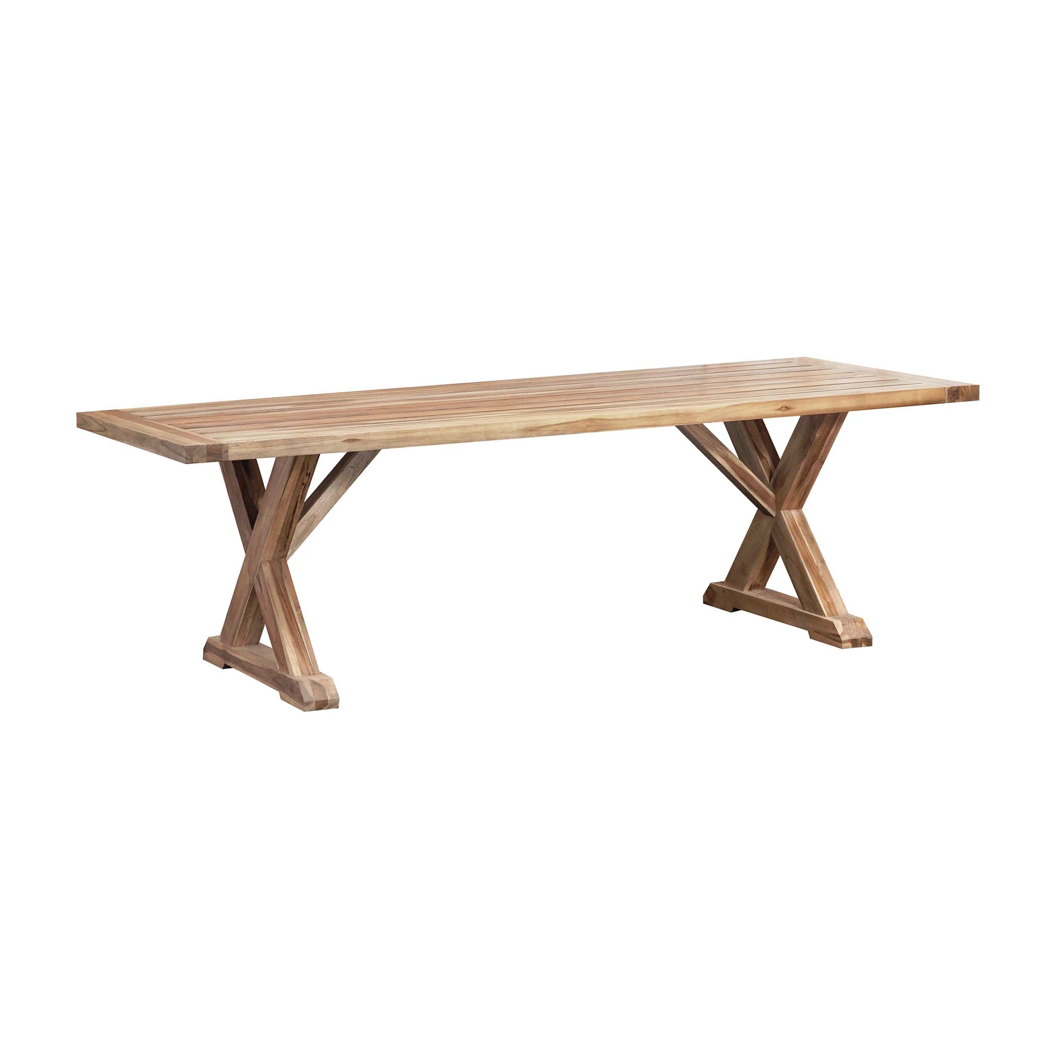 The Grove Indoor/Outdoor Trestle Table – BURKE DECOR | Burke Decor