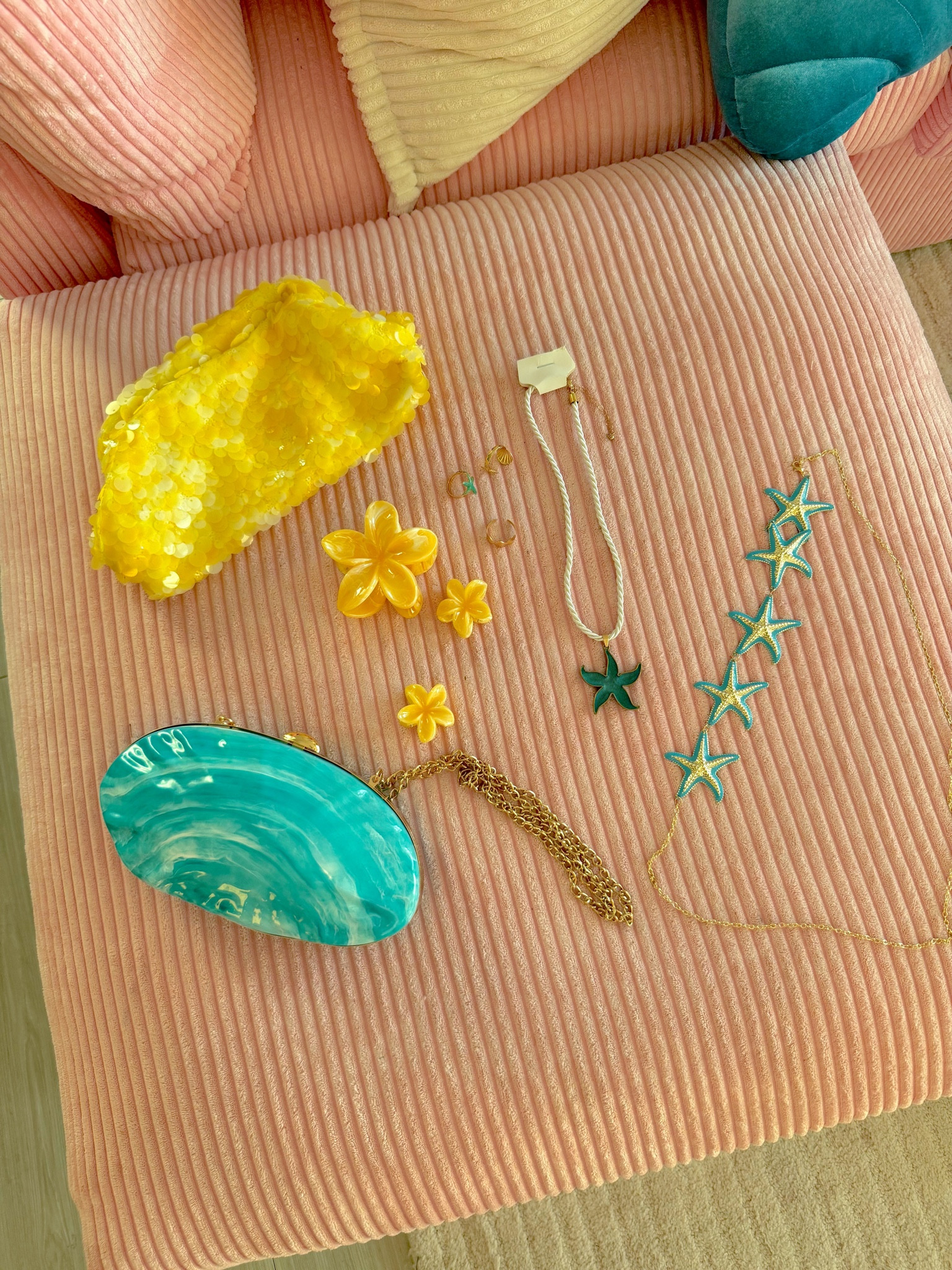 the cutest SHEIN soring break accessories! 🌴🩷