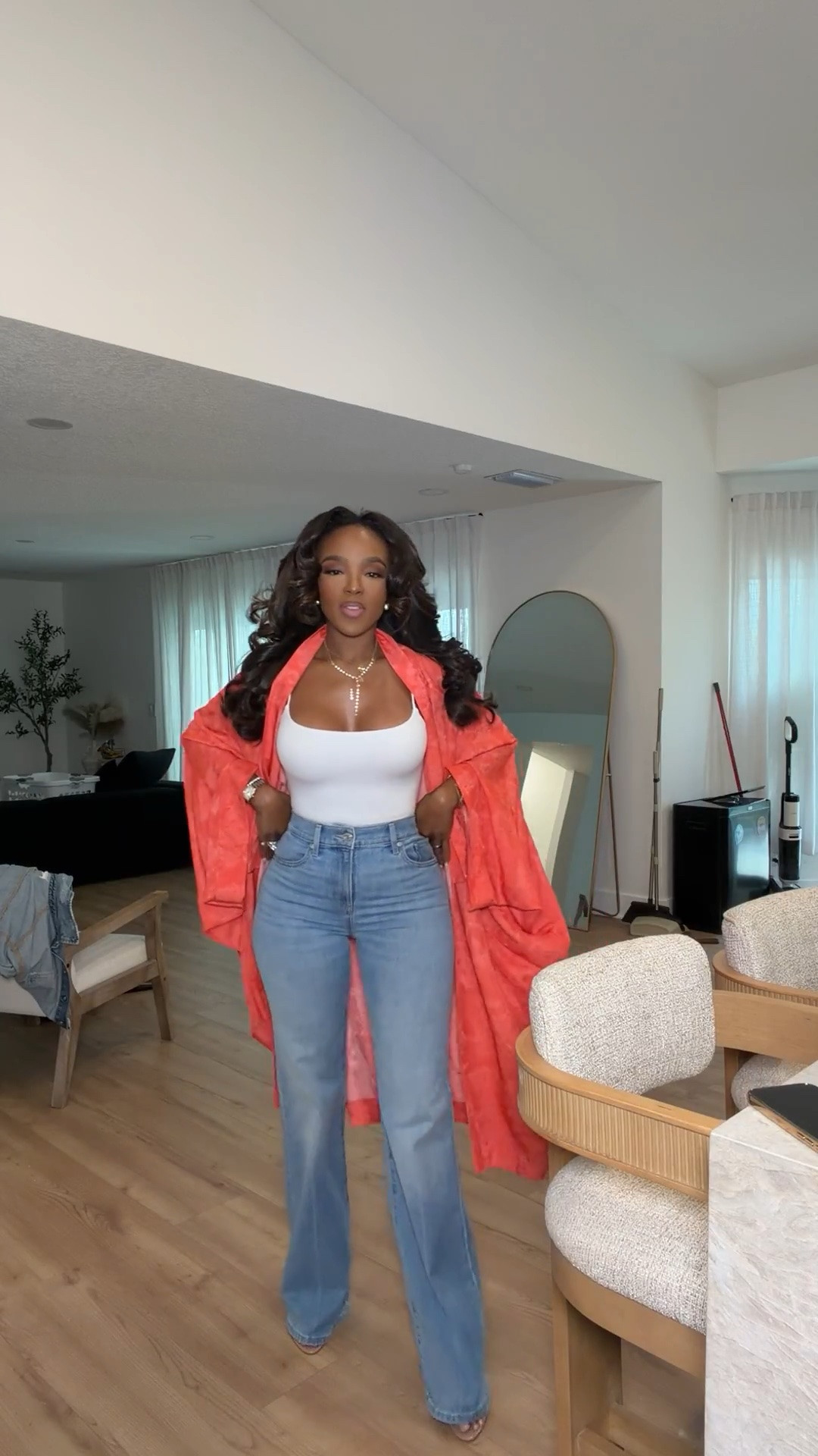 Scroll to shop! ✨ Everything from this look is linked below. 👇🏽    

Wearing: Size Small | 5’4” | 140 lbs  

📲   Download the FREE LTK app & follow me (@kirasfashionfinds) to shop all my daily finds.  #LTKootd #LTKPetite #LTKU