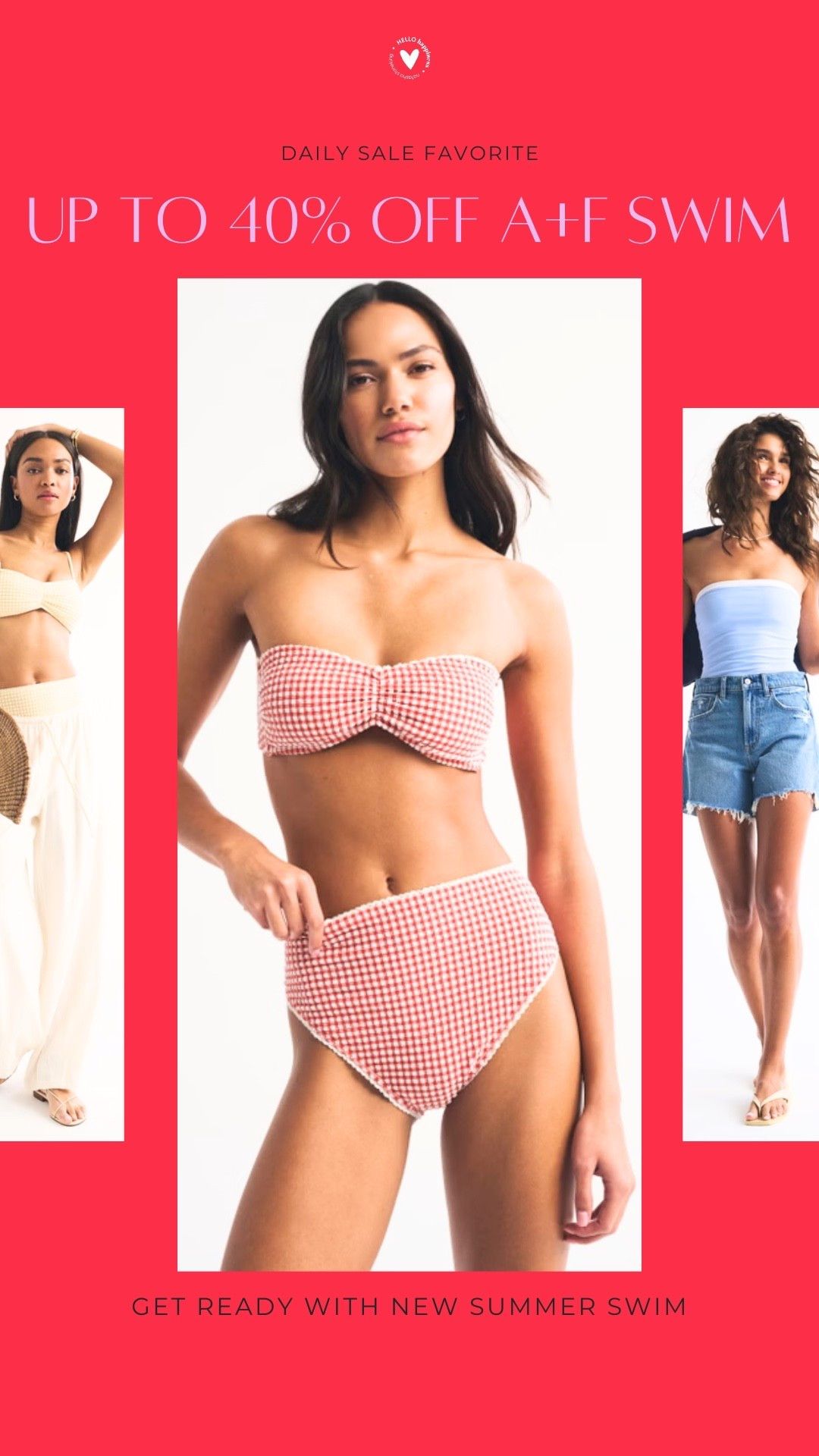 A+F swim sale is too good ❤️ gingham, neutrals & summer staples up to 40% off

#LTKSwim #LTKSeasonal #LTKTravel