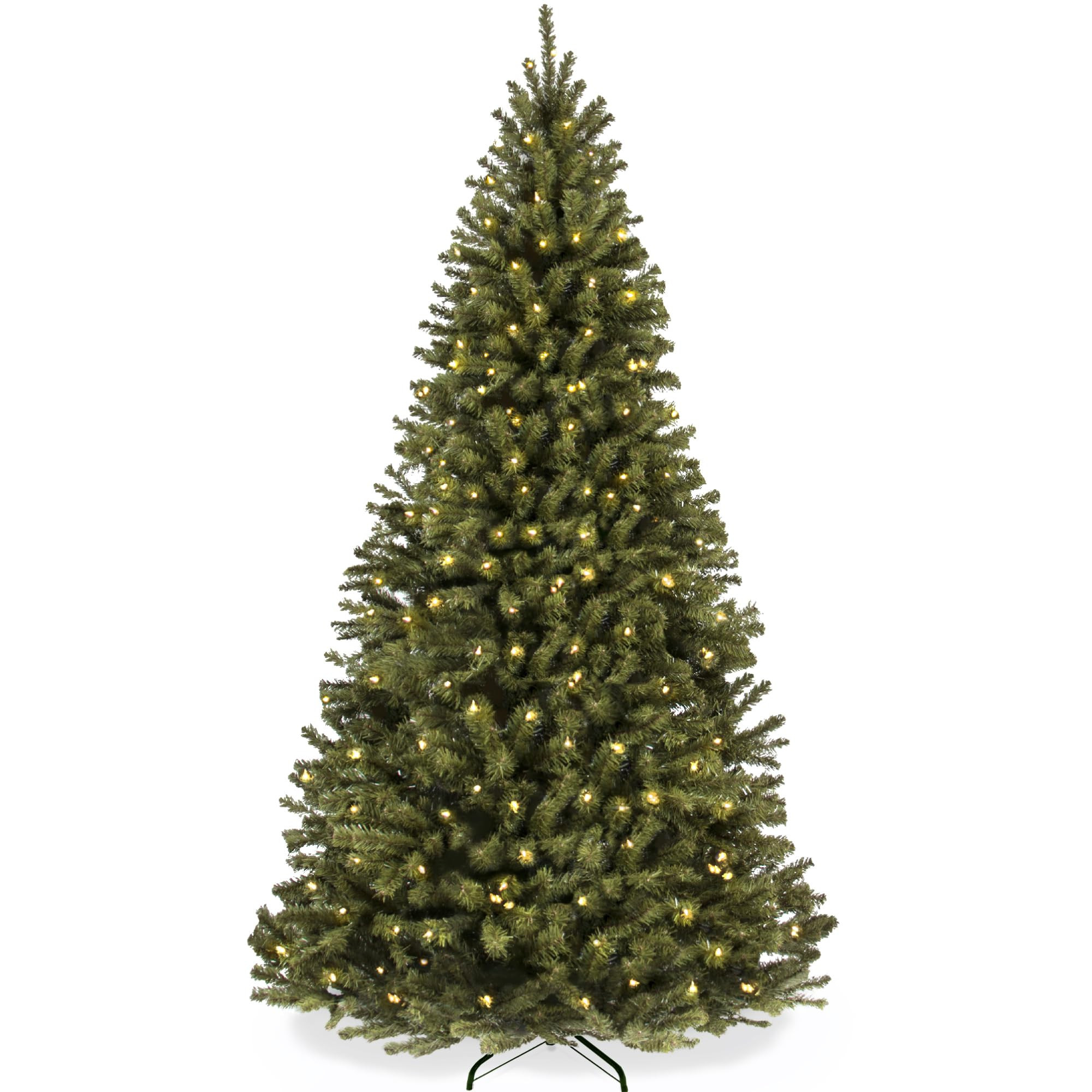 Best Choice Products Artificial Christmas Tree, 7.5ft Premium Pre-Lit Realistic Spruce Holiday D... | Amazon (US)