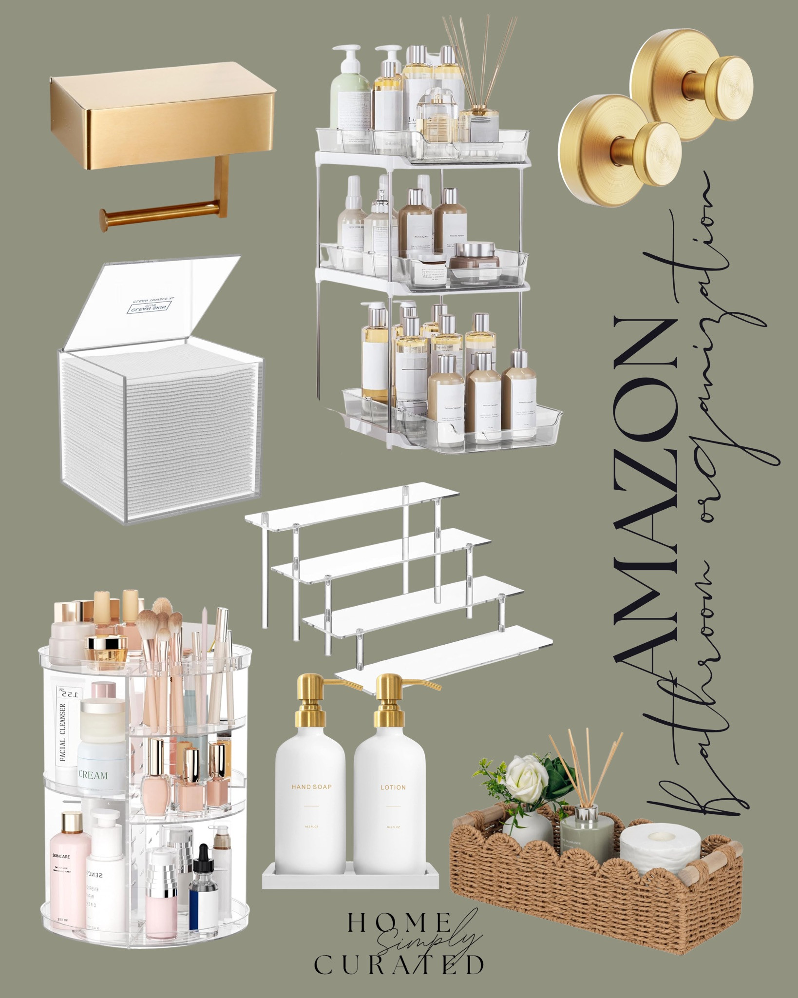These bathroom organization essentials are great if you're looking to elevate your space to feel more luxurious. ✨ 

#amazon #bathroomorganization #modernhome #homehacks #amazonhome
 

#LTKdayinmylife #LTKSeasonal #LTKHome