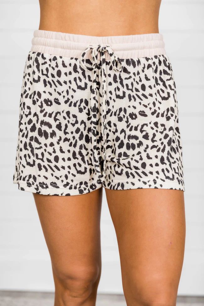 Taking Your Time Animal Print Lounge Shorts | The Pink Lily Boutique