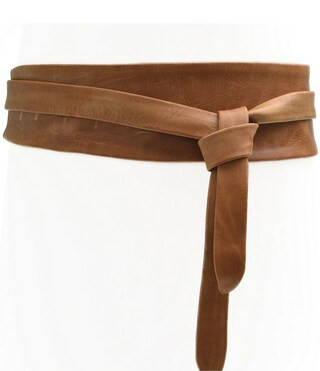 ADA Classic Wrap Leather Belt - Taupe | Dillard's