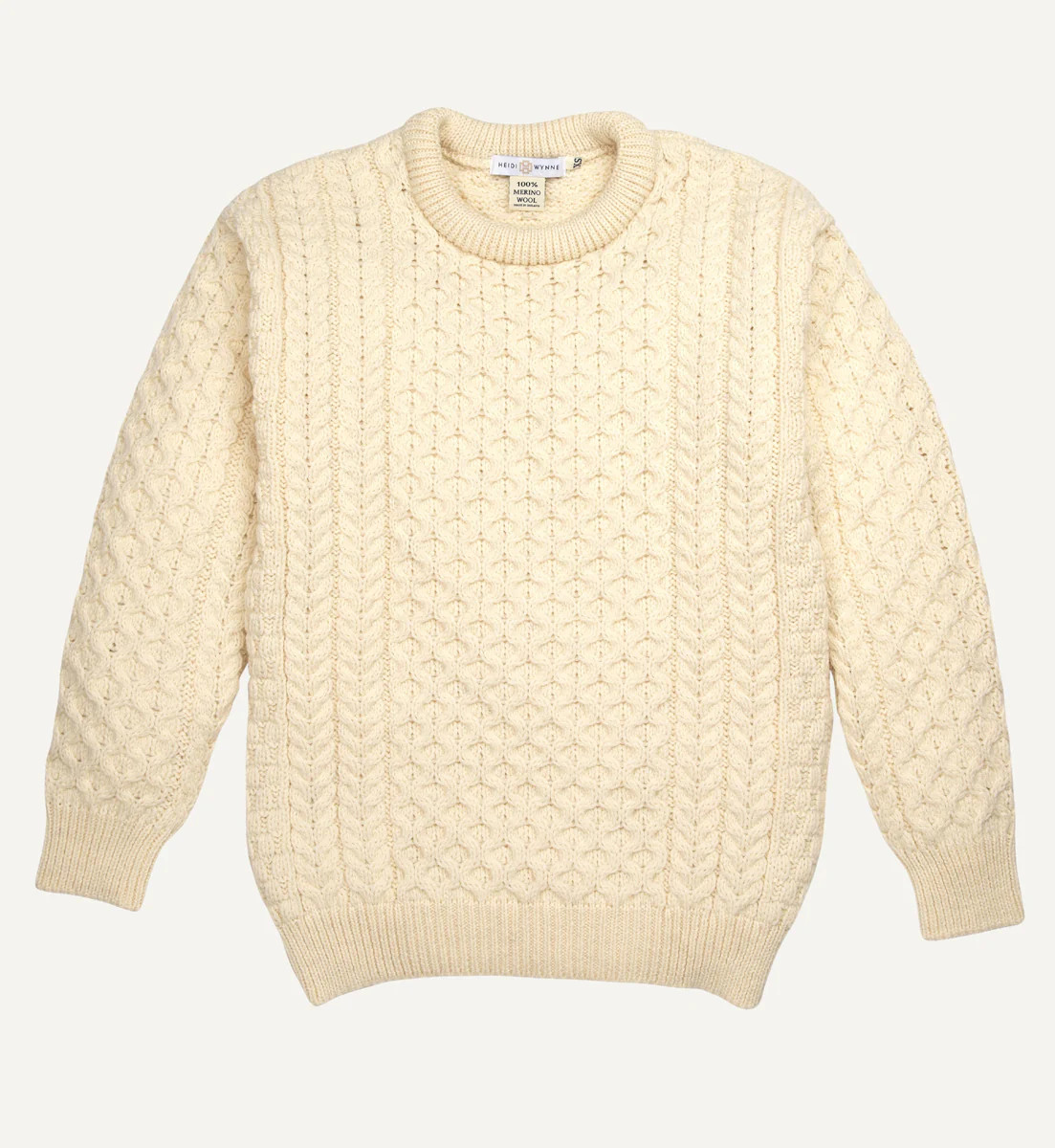 Fisherman Knit Crewneck | Heidi Wynne