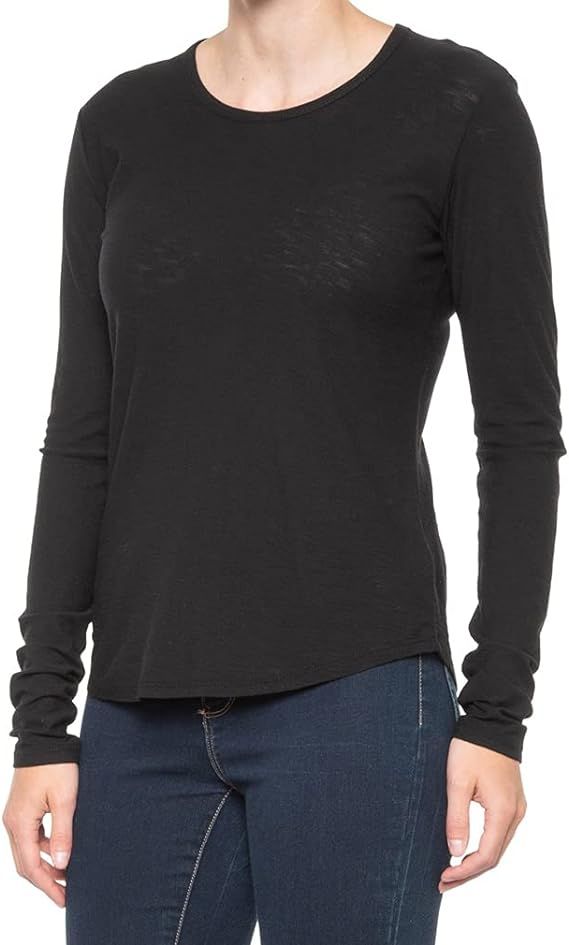 James Perse Womens Crewneck Slub Jersey T-Shirt | Amazon (US)