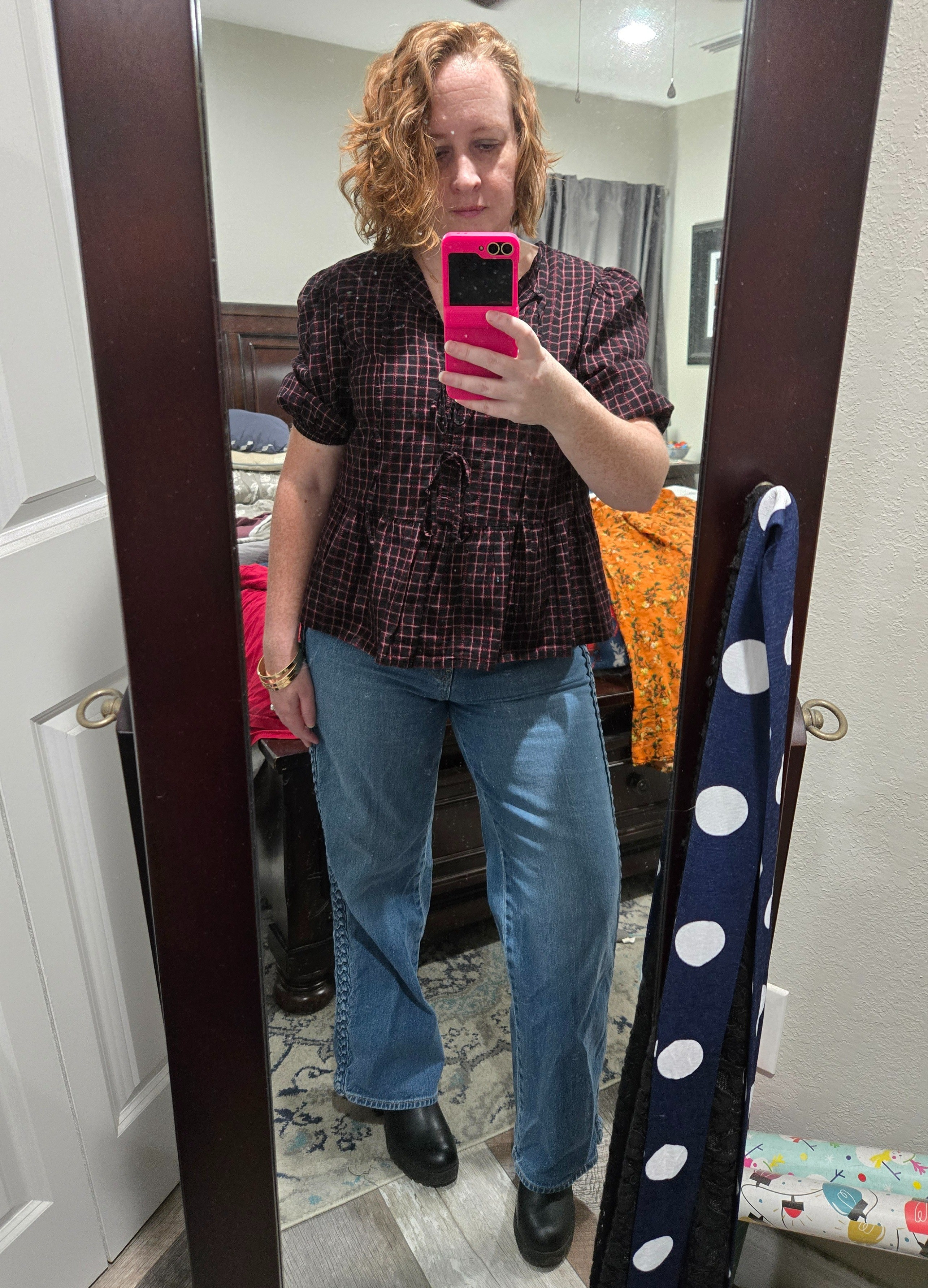 This pretty holiday-ready top is still available in most sizes! 

 #LTKHoliday #LTKPetite #LTKFindsUnder50