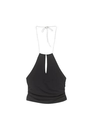 Halter top | PULL and BEAR UK