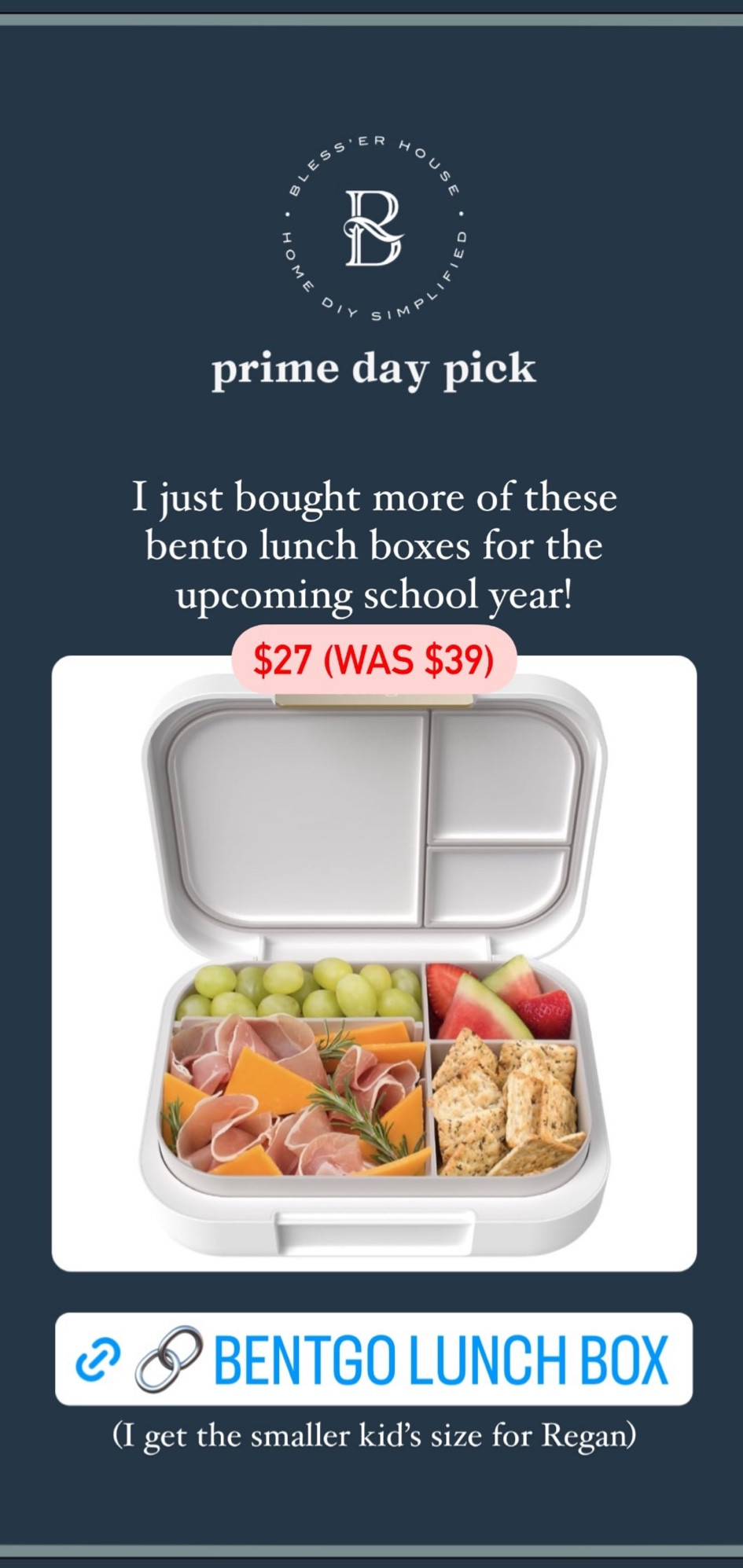 Prime Deal💙

Bentgo Modern - Leak-Resistant Bento Lunch Box For Adults, Teens, & Larger Appetites; Reusable BPA-Free Meal Prep Container with 3 or 4 Compartments, Dishwasher/Microwave Safe; 44oz (White)



#LTKSaleAlert