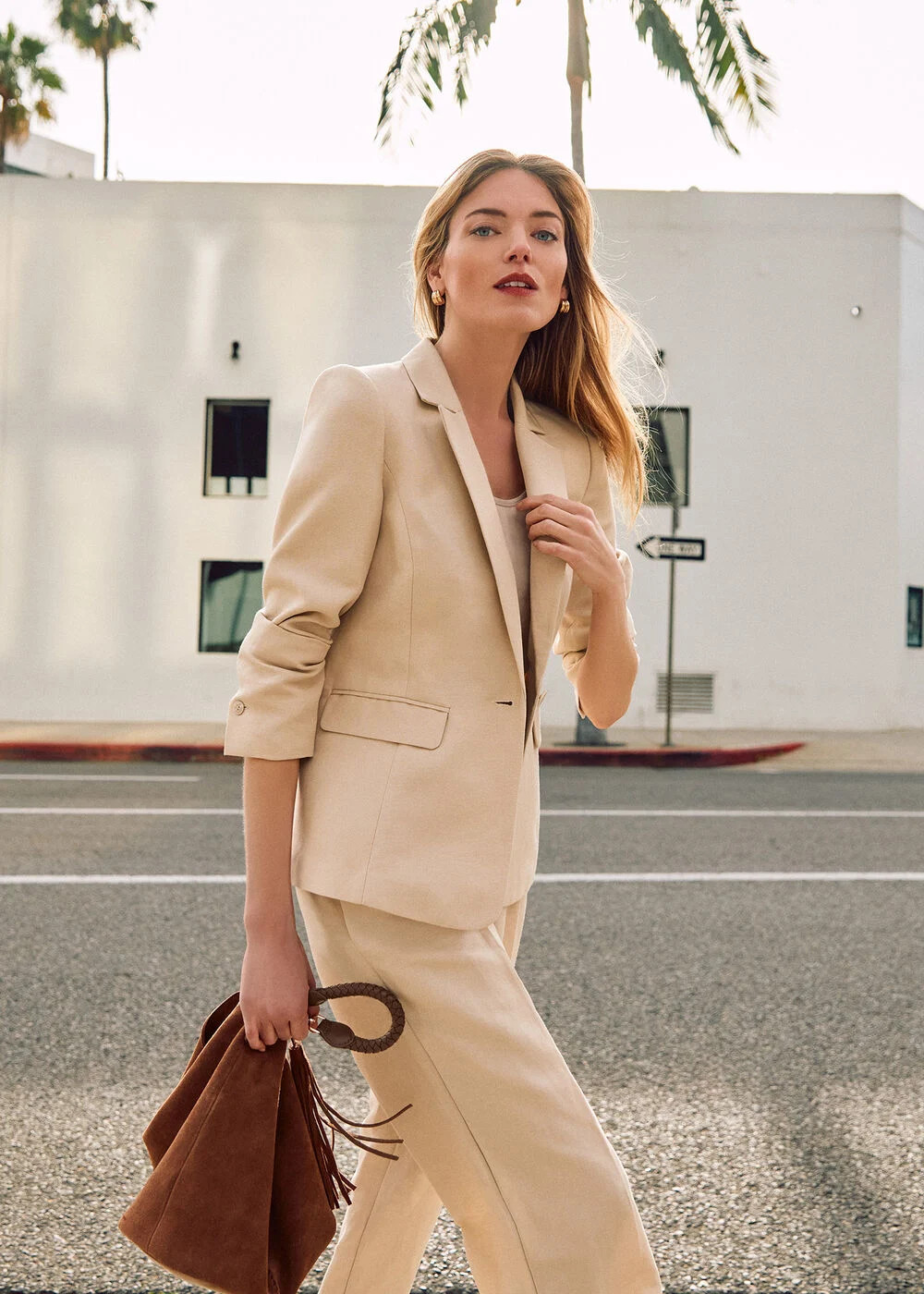 Elena Linen Blend Blazer | Phase Eight UK | | Phase Eight