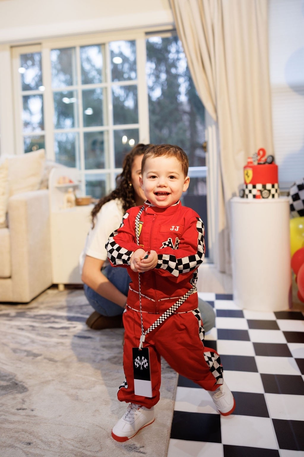 F1 Ferrari custom outfit for my little “Two Fast” racer! 🏎️🤍🏁

#LTKBaby #LTKKids #LTKmomlife