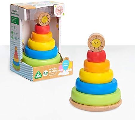 Early Learning Centre Wooden Stacking Rings, Amazon Exclusive | Amazon (US)