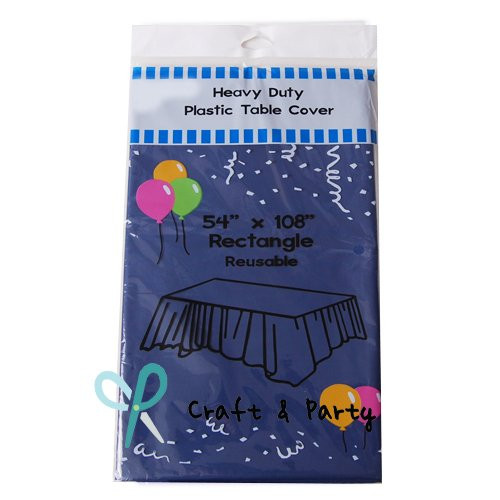 Evershine (12-Pack) Heavy Duty Plastic Table Covers Tablecloth (Reusable) (Rectangle 54" X 108", ... | Amazon (US)