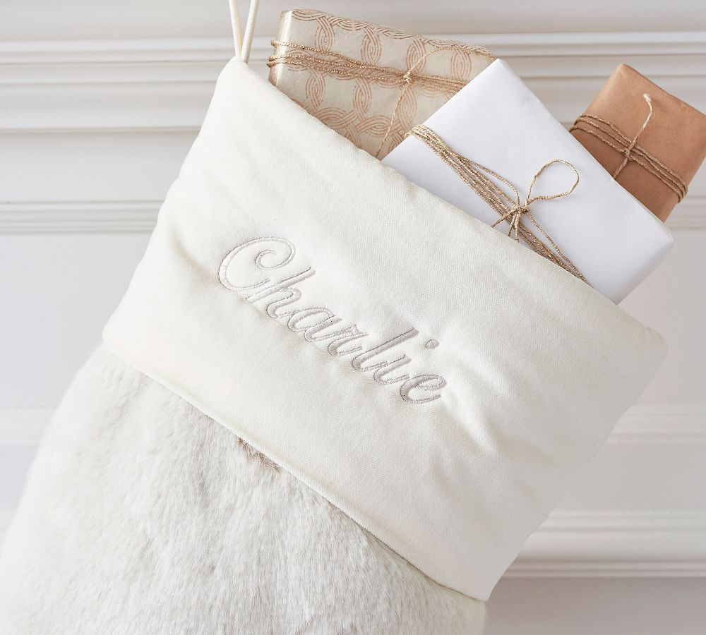 Faux Fur Alpaca Stocking | Pottery Barn (US)