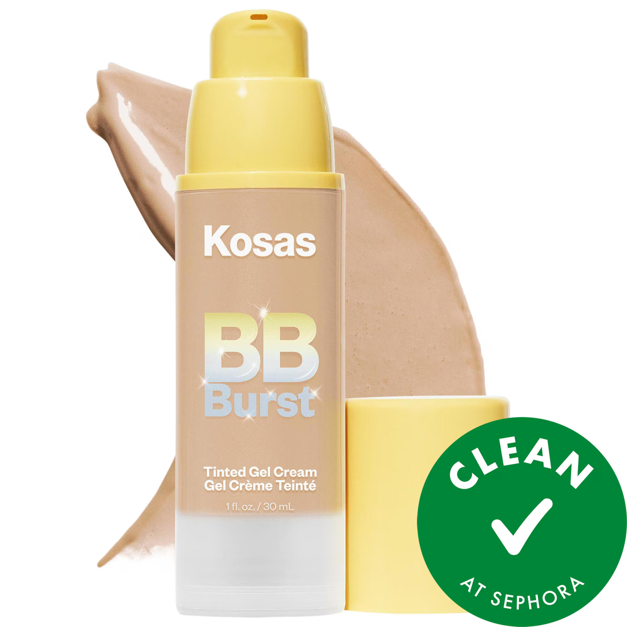 Kosas BB Burst Tinted Moisturizer Gel Cream with Copper Peptides Medium Warm 24 1 oz | Sephora (US)