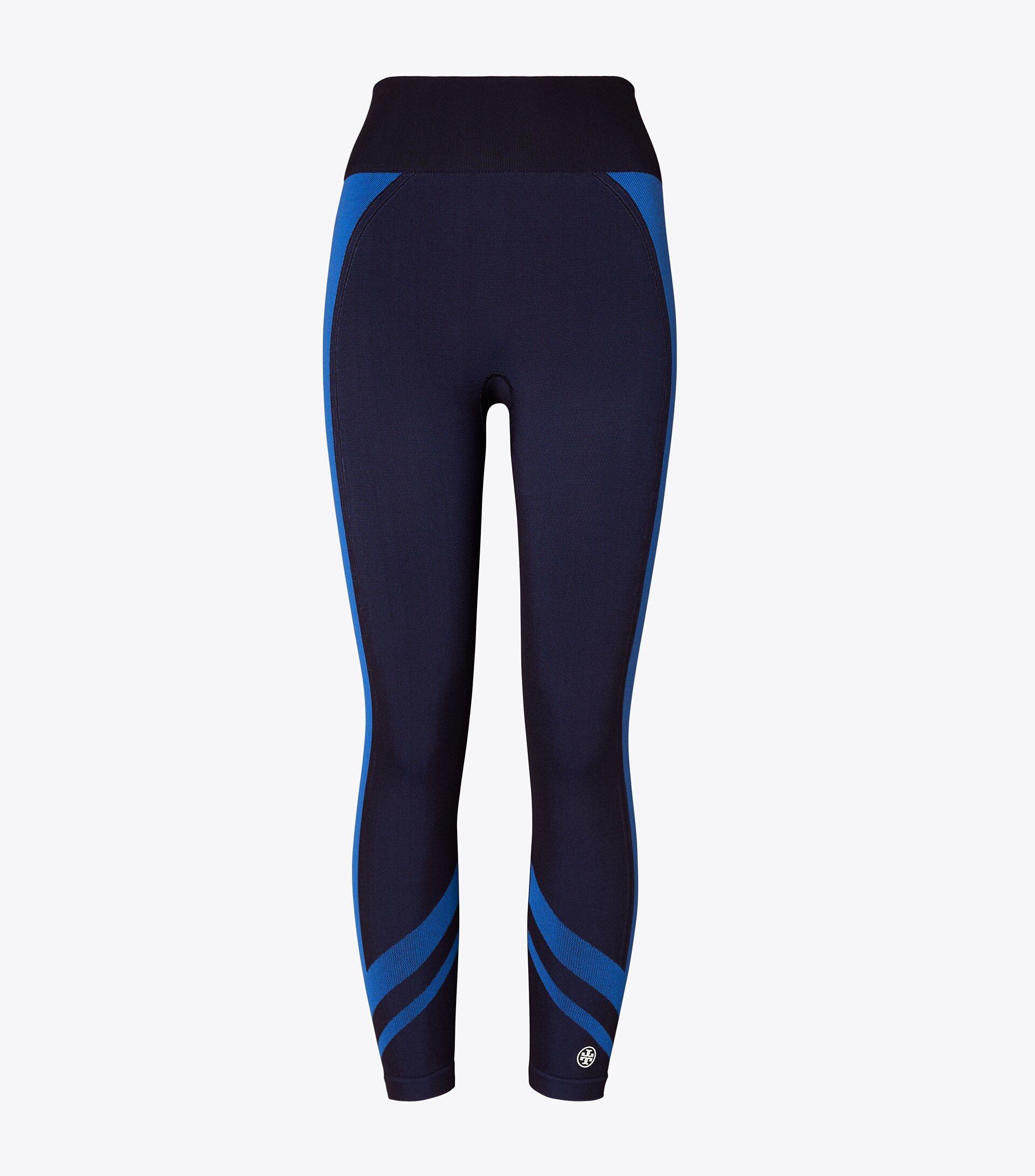 High-Rise Seamless Chevron 7/8 Legging | Tory Burch (US)