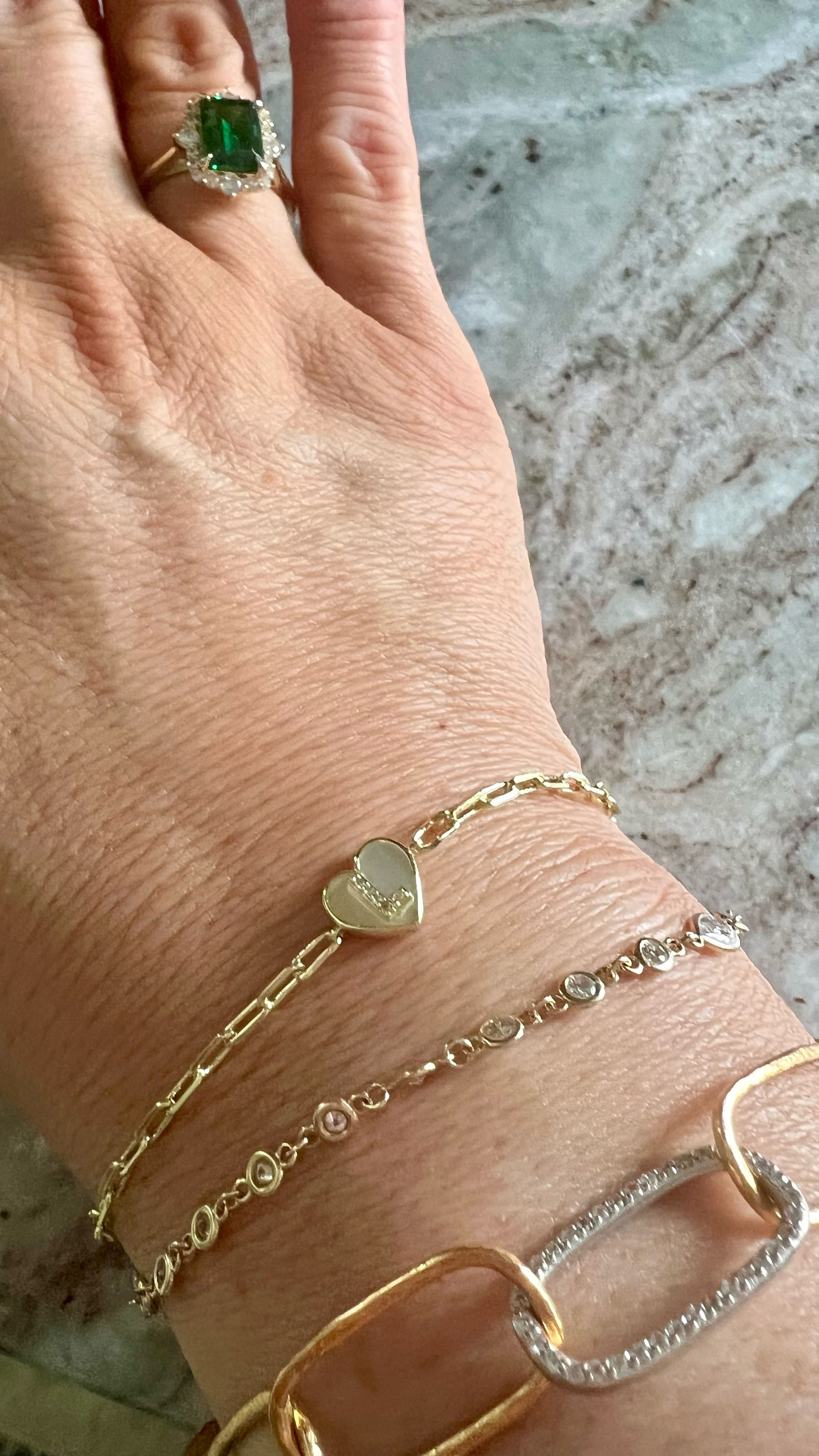 Absolutely in love with the new mini love letter bracelet from Melinda Maria! Clearly, I am going to need to have more because if one is good Moore is better! Lol

#LTKPlusSize #LTKFindsUnder100 #LTKStyleTip