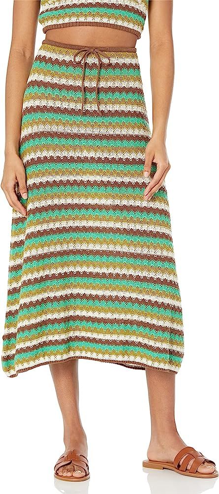 The Drop Women's Lyra Crochet Midi Skirt | Amazon (US)