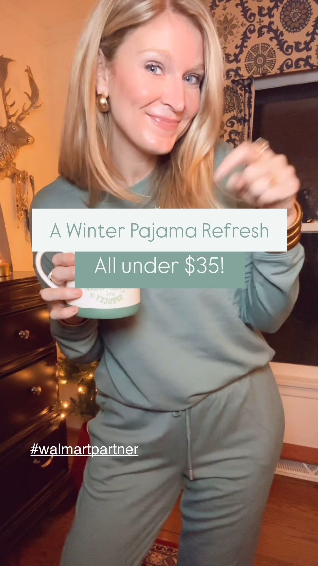 My winter pajama drawer needed a refresh and Walmart pulled through, as always! The coziest, softest sets, all under $25! Tons of styles and colors available. 
In size M.
#walmartpartner @walmartstyle #walmartstyle