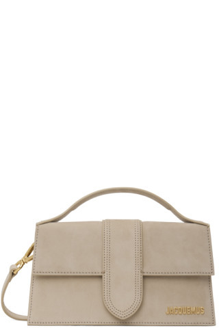 Jacquemus - Beige Le Papier 'Le Grand Bambino' Bag | SSENSE