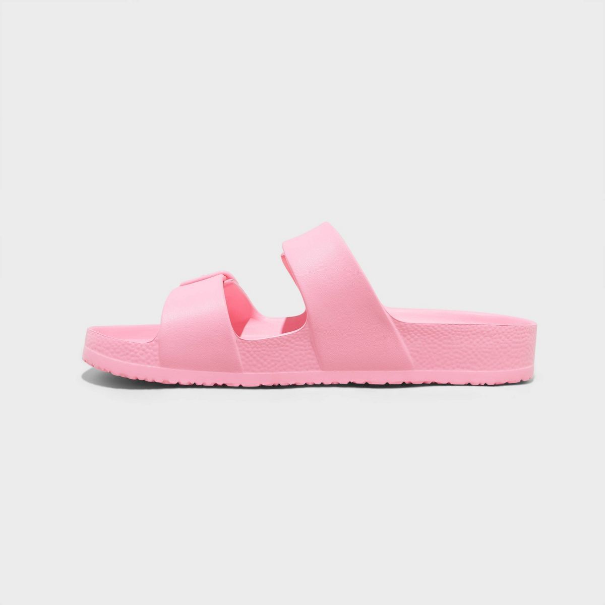 Women's Neida EVA Two Band Footbed Slide Sandals - Shade & Shore™ Vibrant Pink 9 | Target
