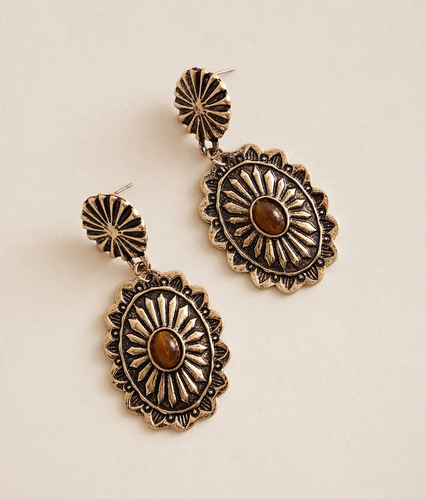 Western Earring | Buckle