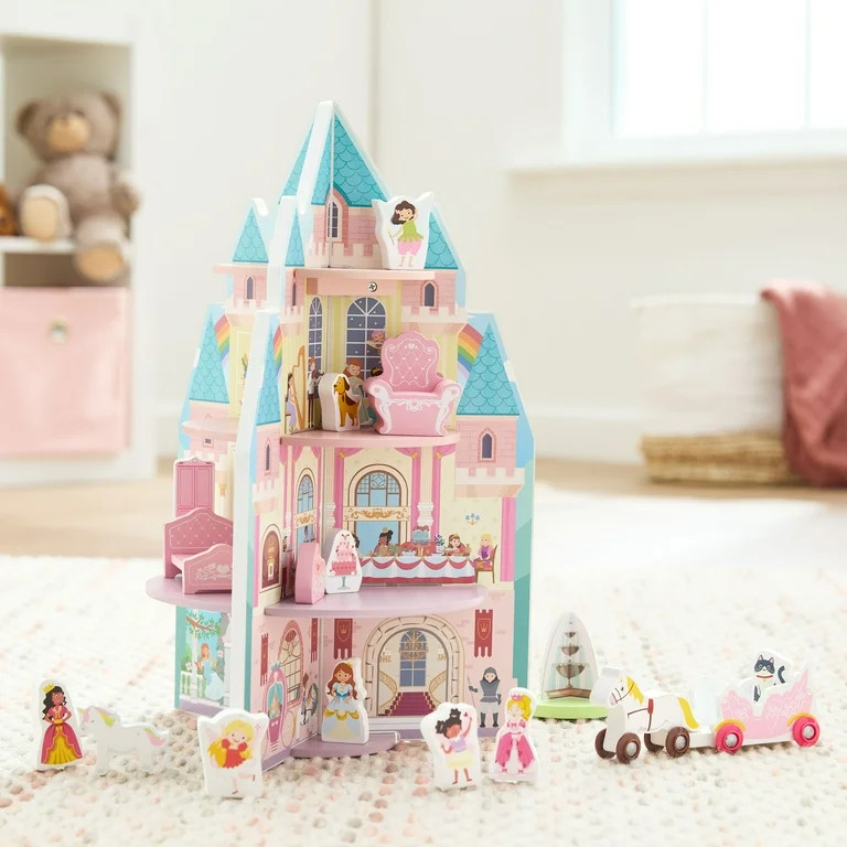 Spark Create Imagine Wooden Princess Castle Play Set for Ages Three Years and Older | Walmart (US)