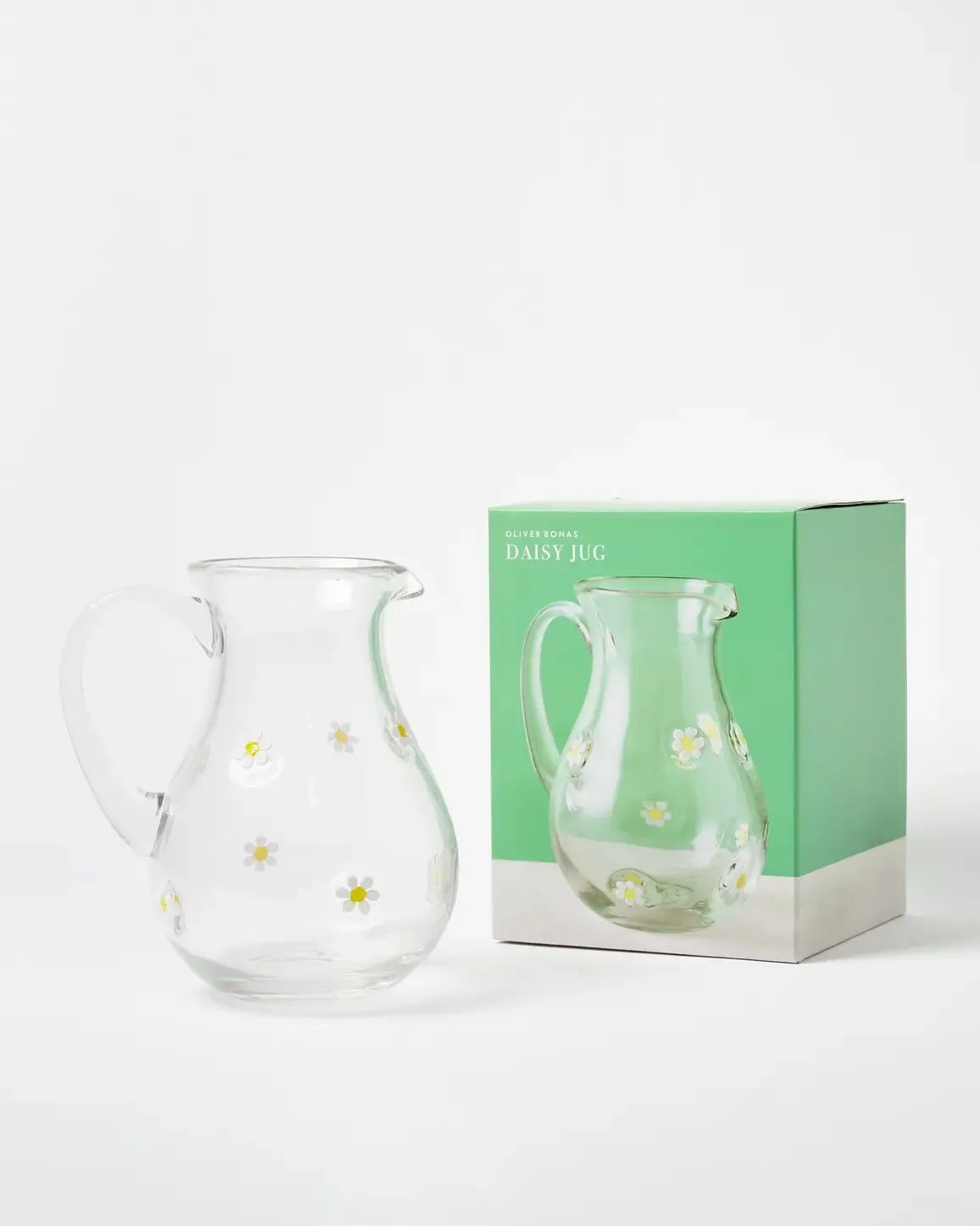 Daisy Como Glass Jug | Oliver Bonas | Oliver Bonas (Global)